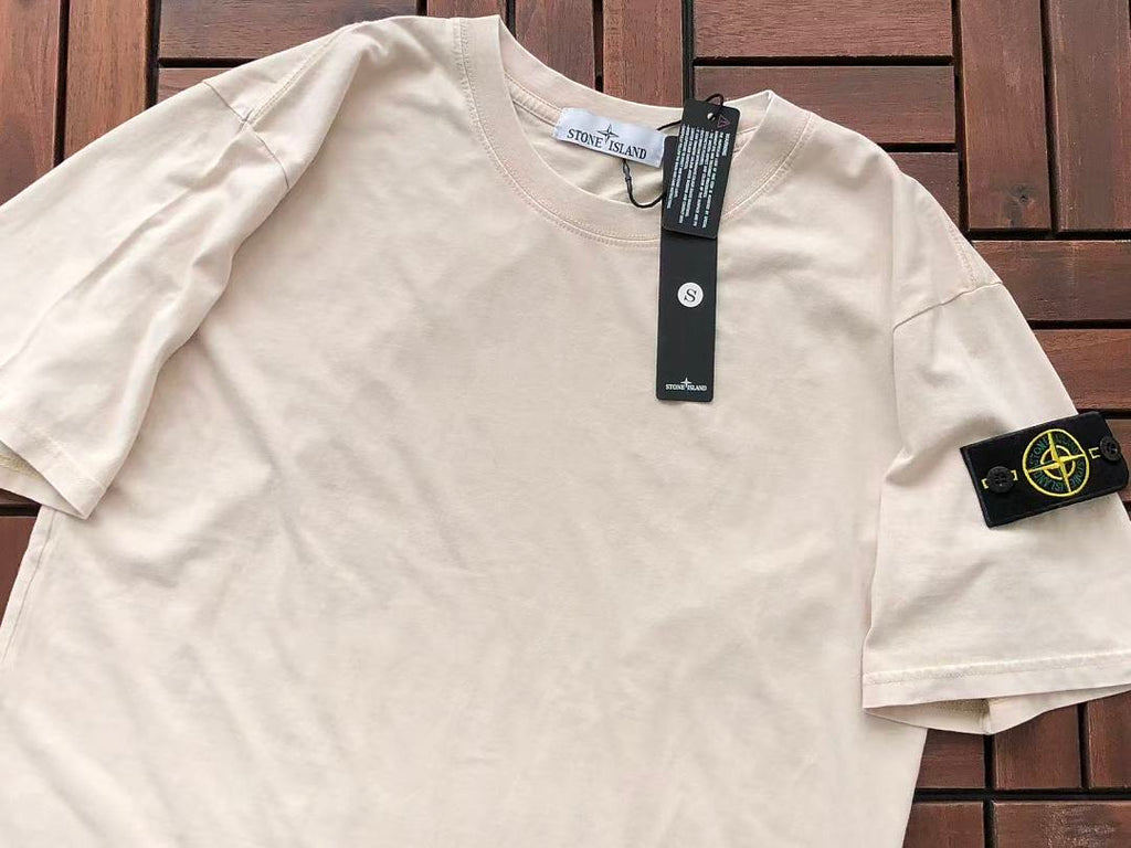 White Stone Island Graphic T-Shirt