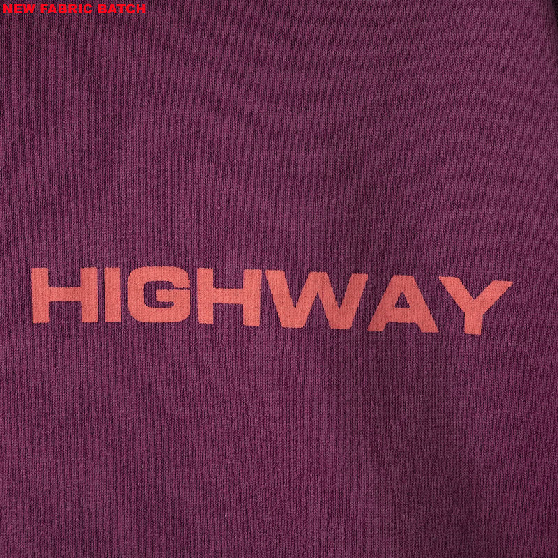 Sp5Der Nocturnal Highway Hoodie Dark Purple