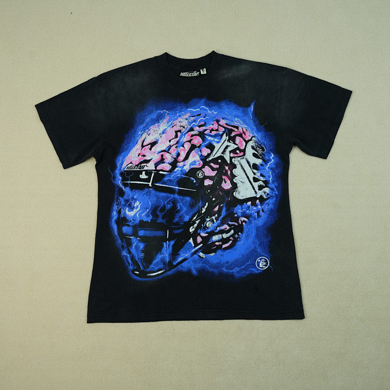 Hellstar Powered Bythe Star T-Shirt Black