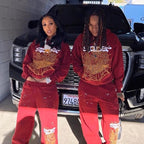 Sp5Der Logo Sweatpant Maroon