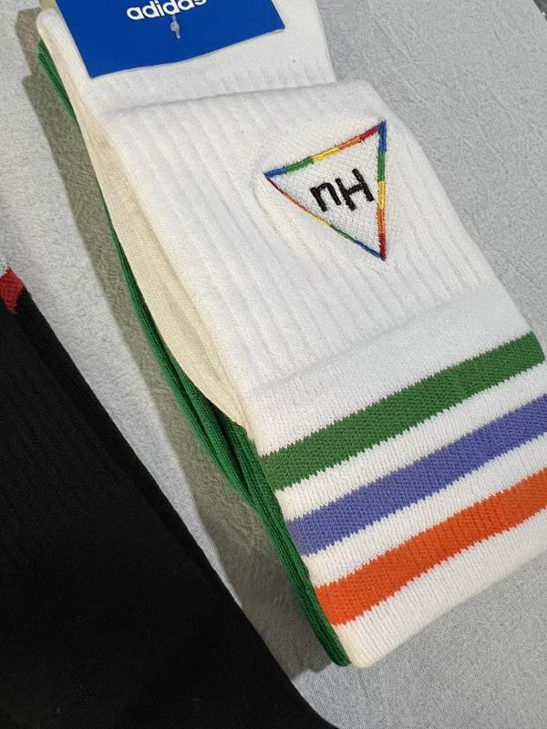 Athletic Striped Crew Socks