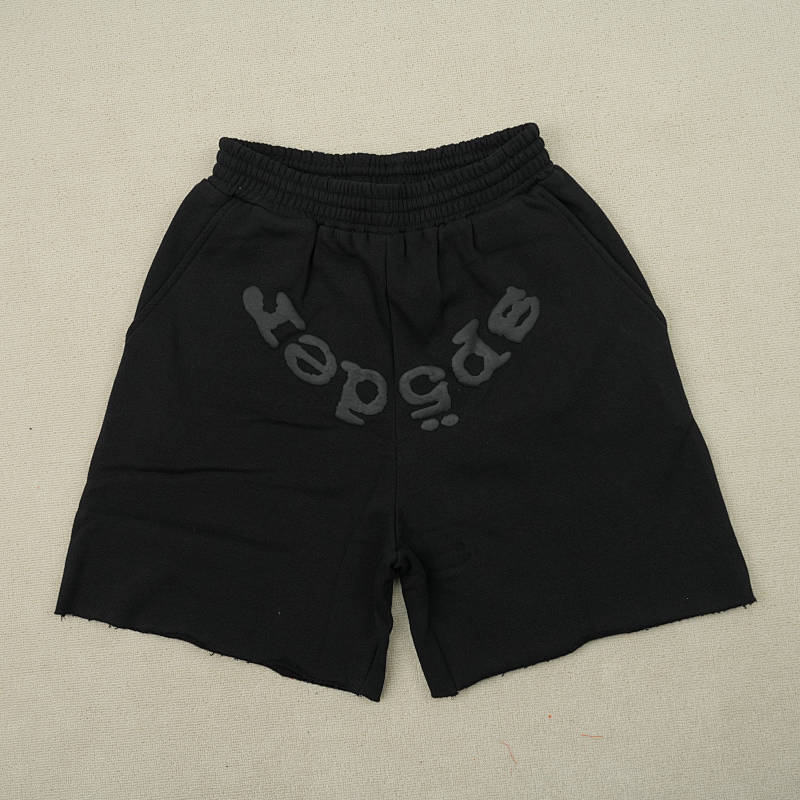 Sp5Der Og Web V2 Phantom Sweatshort Black