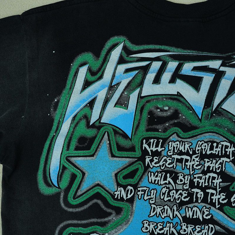 Hellstar The Future T-Shirt Black/Blue
