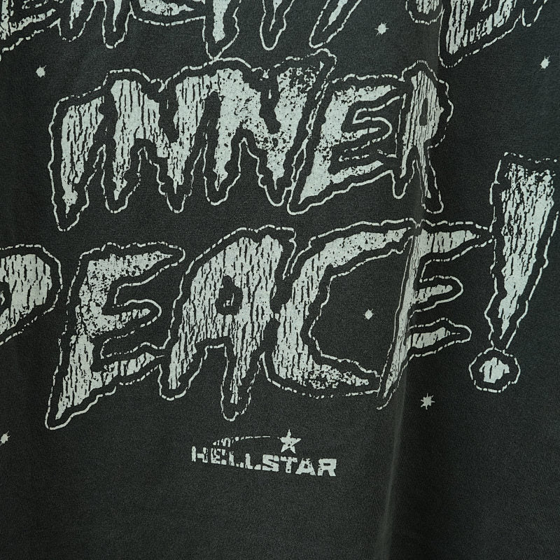 Hellstar Studios Inner Peace Short Sleeve Tee Shirt Black