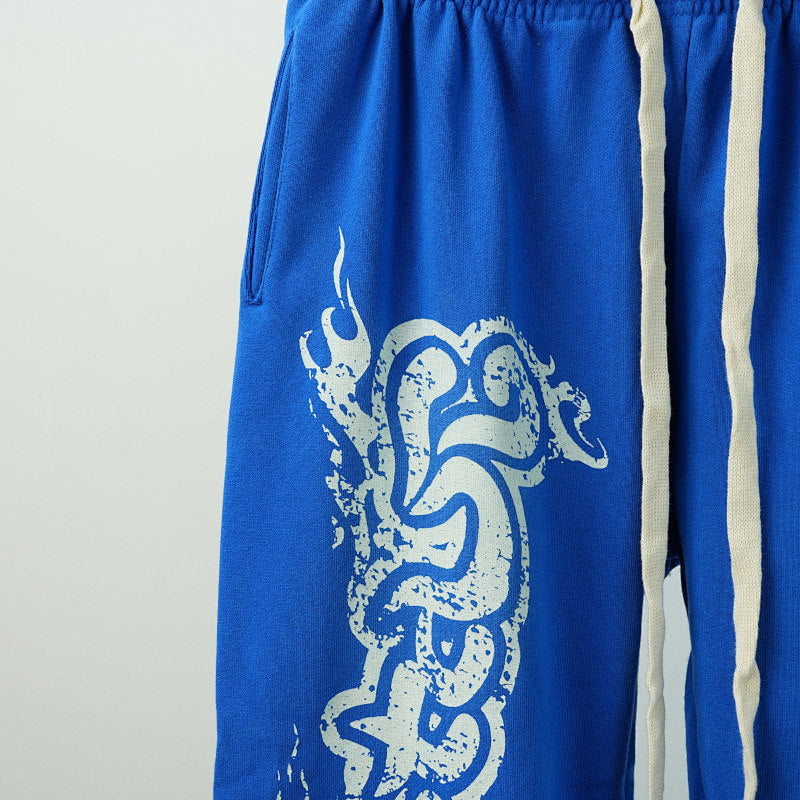 Hellstar Blue Yoga Sweatpants