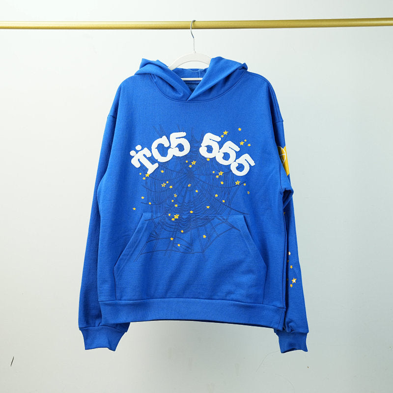 Sp5Der Tc5 555 Hoodie Blue