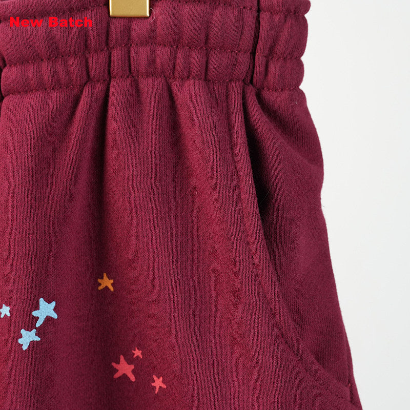 Sp5Der Logo Sweatpant Maroon