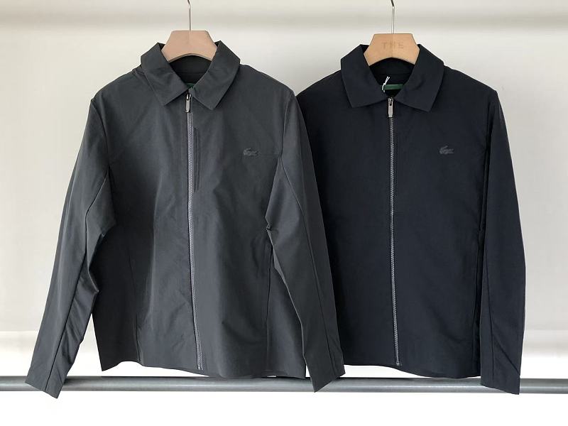 Lacoste Grey Navy Zip Jacket