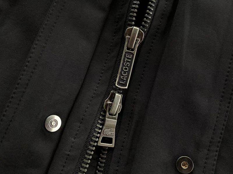 Lacoste Black Cream Utility Jacket