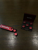 Supreme Logo Metal Dice Set with Case