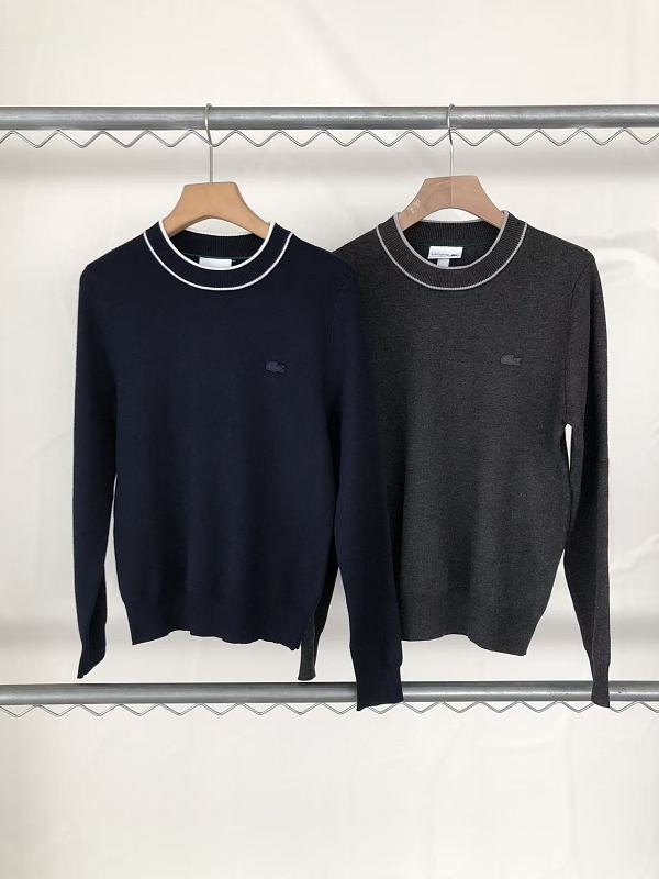 Lacoste Contrast-Trim Crewneck Sweater
