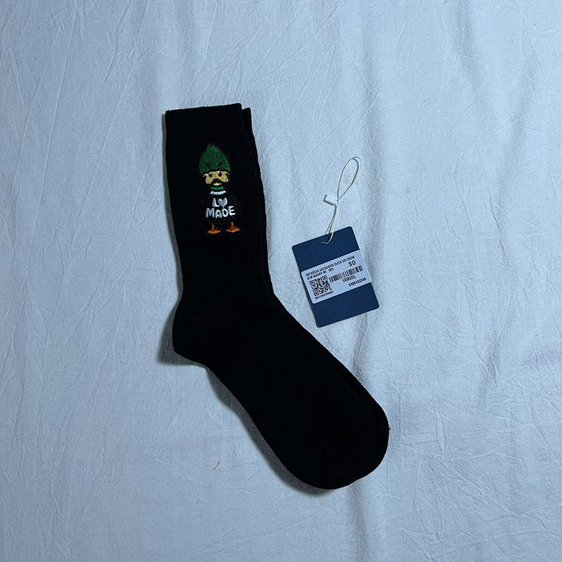 LV Made Crew Socks - Yellow/Black/White
