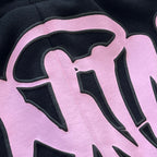 Hoodie Set Black Pink