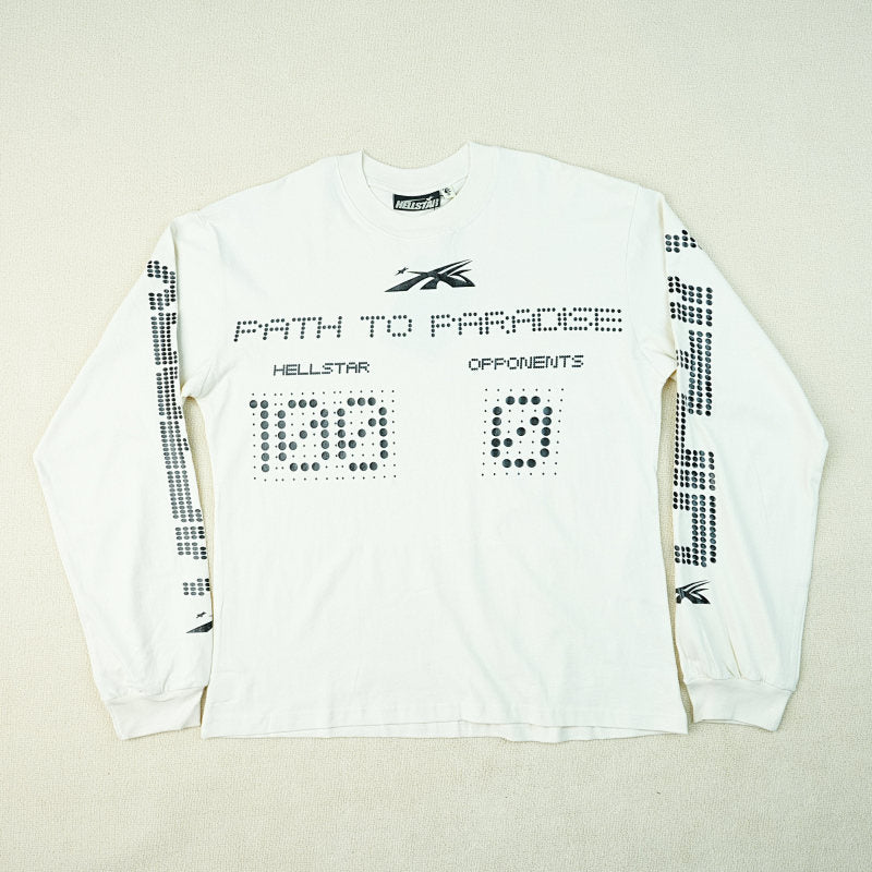 Hellstar Scoreboard L/S T-Shirt White
