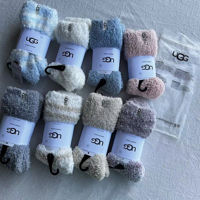 UGG Women's Fluffy Sherpa Crew Socks Multi-Pack