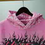 Hellstar Brainwashed With Brain Hoodie Pink