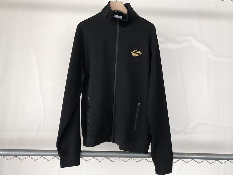 Lacoste Black Full-Zip Sweater
