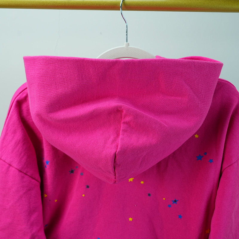Sp5der P*NK V2 Hoodie Pink