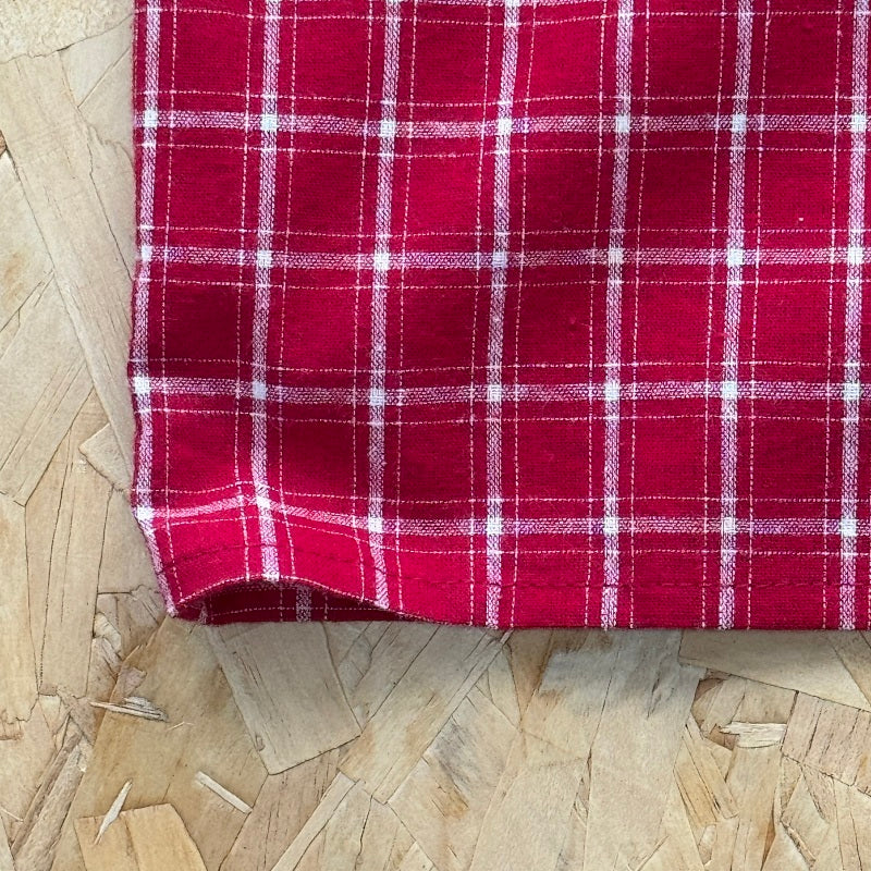 Mertra Plaid Shirt - Red