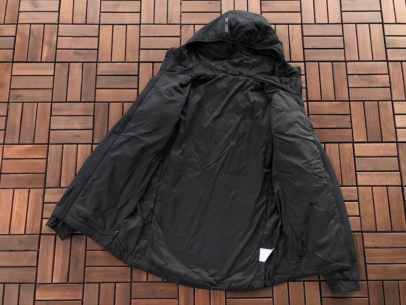 Arc'teryx Black Insulated Hooded Jacket