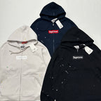 Supreme Paint Splatter Zip Hoodie