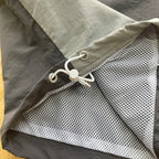 Mertra Layered Mesh Jersey - Dark Grey