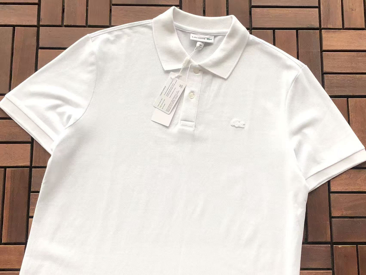 Lacoste Garment-Dyed Tonal Logo Polo Shirt