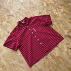 Mertra Plaid Shirt - Red