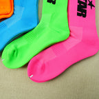 Hellstar Logo Socks （4 Pack） Neon
