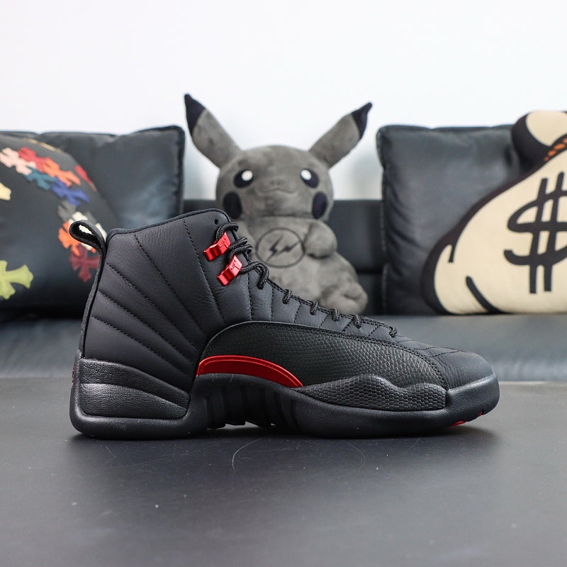 Air Jordan 12 Retro - Reverse Flu Game Black/Varsity Red