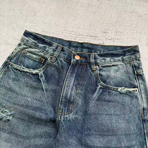 Blue/Grey Washed Denim