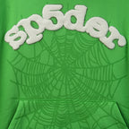 Sp5Der Web Hoodie Green