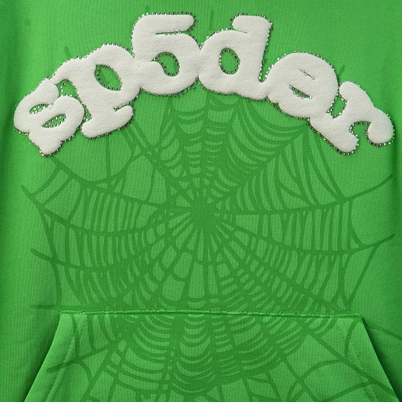 Sp5Der Web Hoodie Green