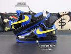 Nike Air Force 1 Low - Black/Hyper Blue/Yellow