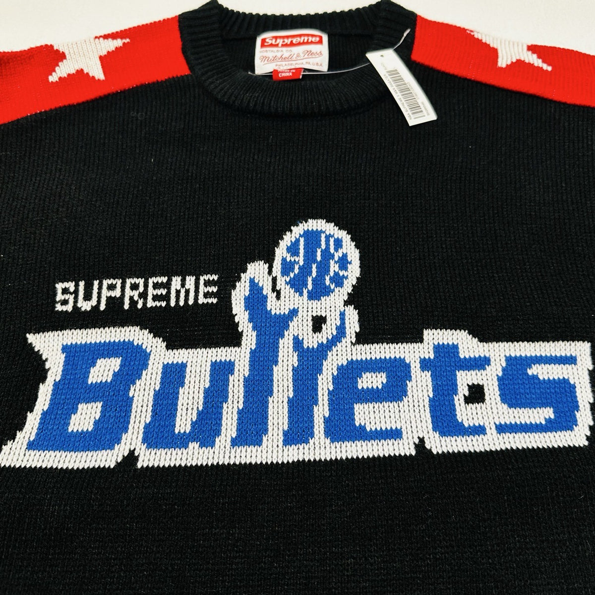 Supreme Washington Bullets Knit Sweater
