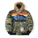 Supreme Basketball Fur-Trim Hooded Bomber Jacket
