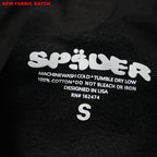 Sp5Der Rhinestone Logo Hoodie Black