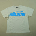 Hellstar Classic T-Shirt (Regular Print) White/Blue