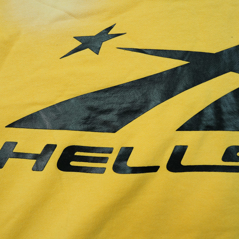 Hellstar Sports Zip-Up Sweatshirtyellow