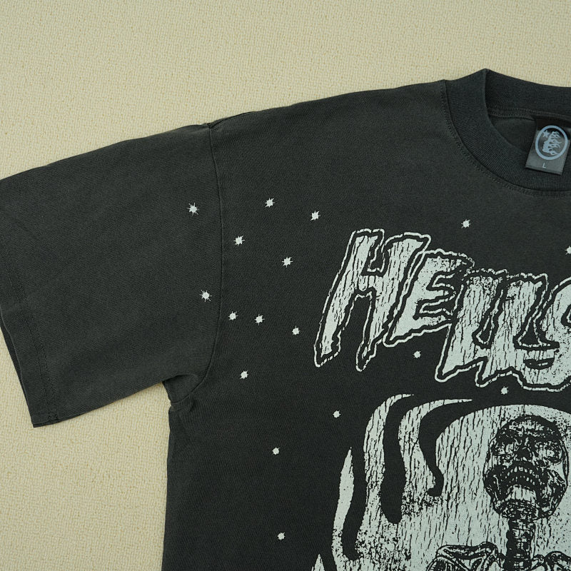 Hellstar Studios Inner Peace Short Sleeve Tee Shirt Black