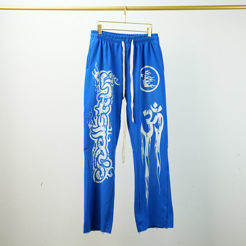 Hellstar Blue Yoga Sweatpants