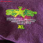 Sp5Der Web Hoodie Purple