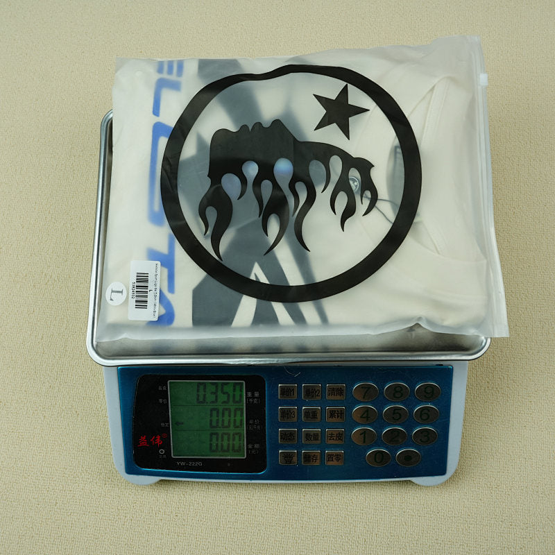 Hellstar Gel Sport Logo T-Shirt White/Blue