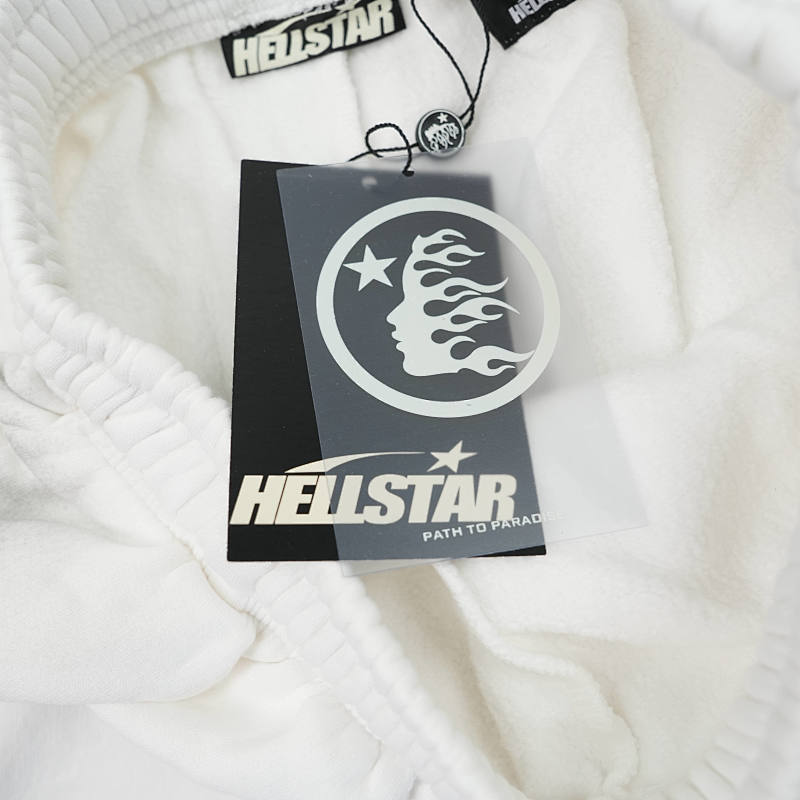 Hellstar Flame Shorts White