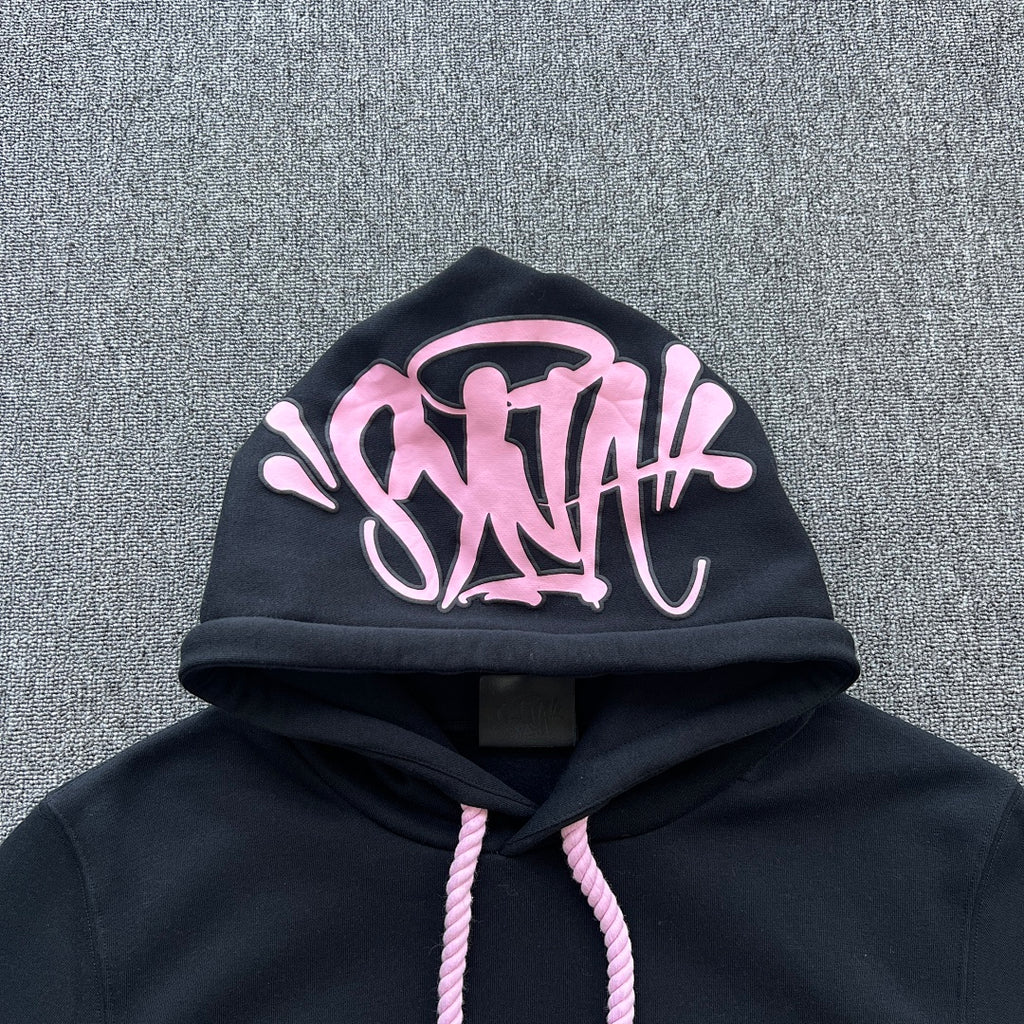 Hoodie Set Black Pink