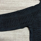 Grey Croc-Print Zip Garment