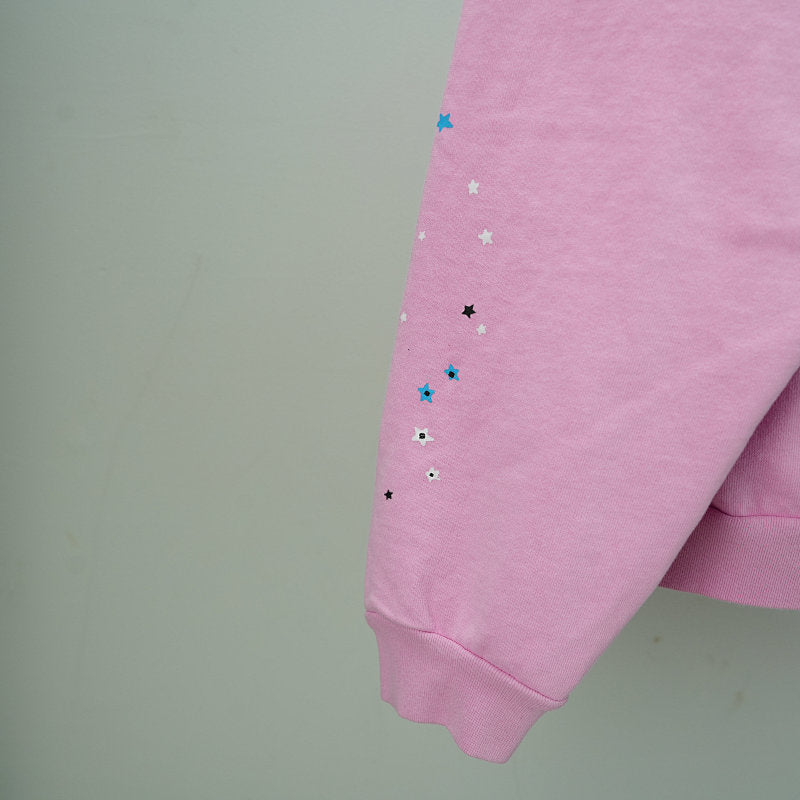 Sp5der OG Web Hoodie Pink