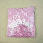 Sp5der OG Web Hoodie Pink