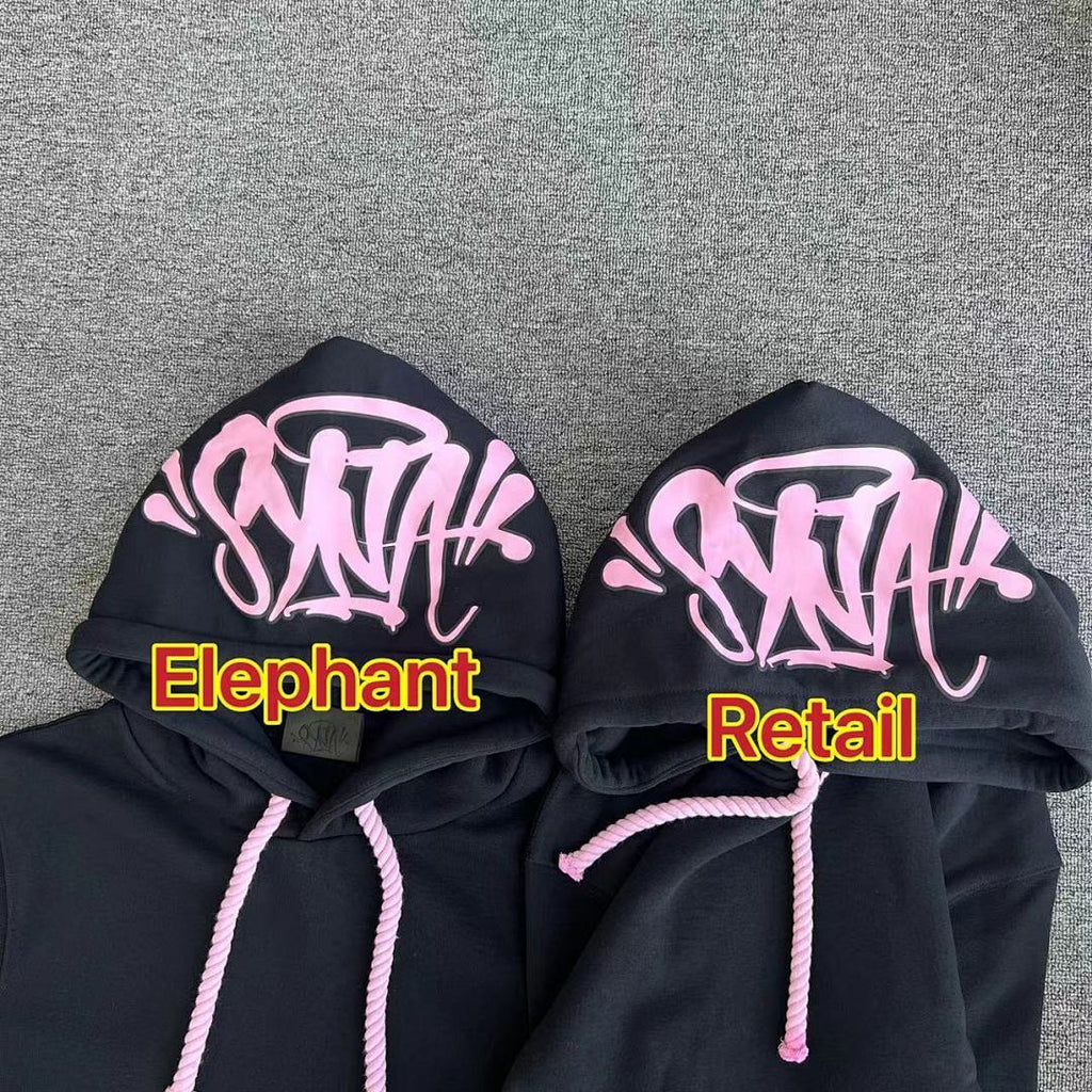 Hoodie Set Black Pink
