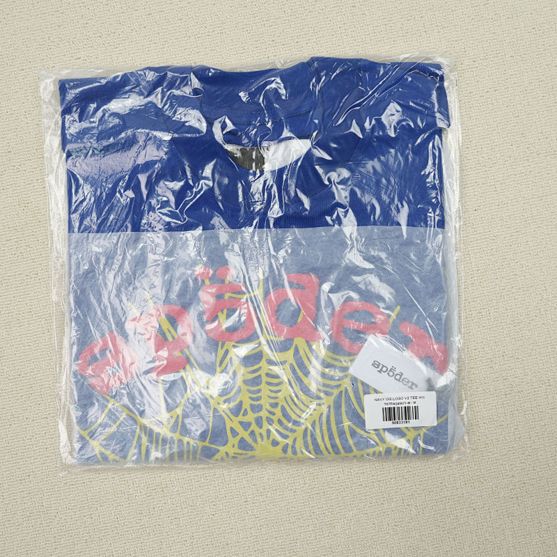 Sp5Der Og Logo V2 Heavyweight Tee Navy